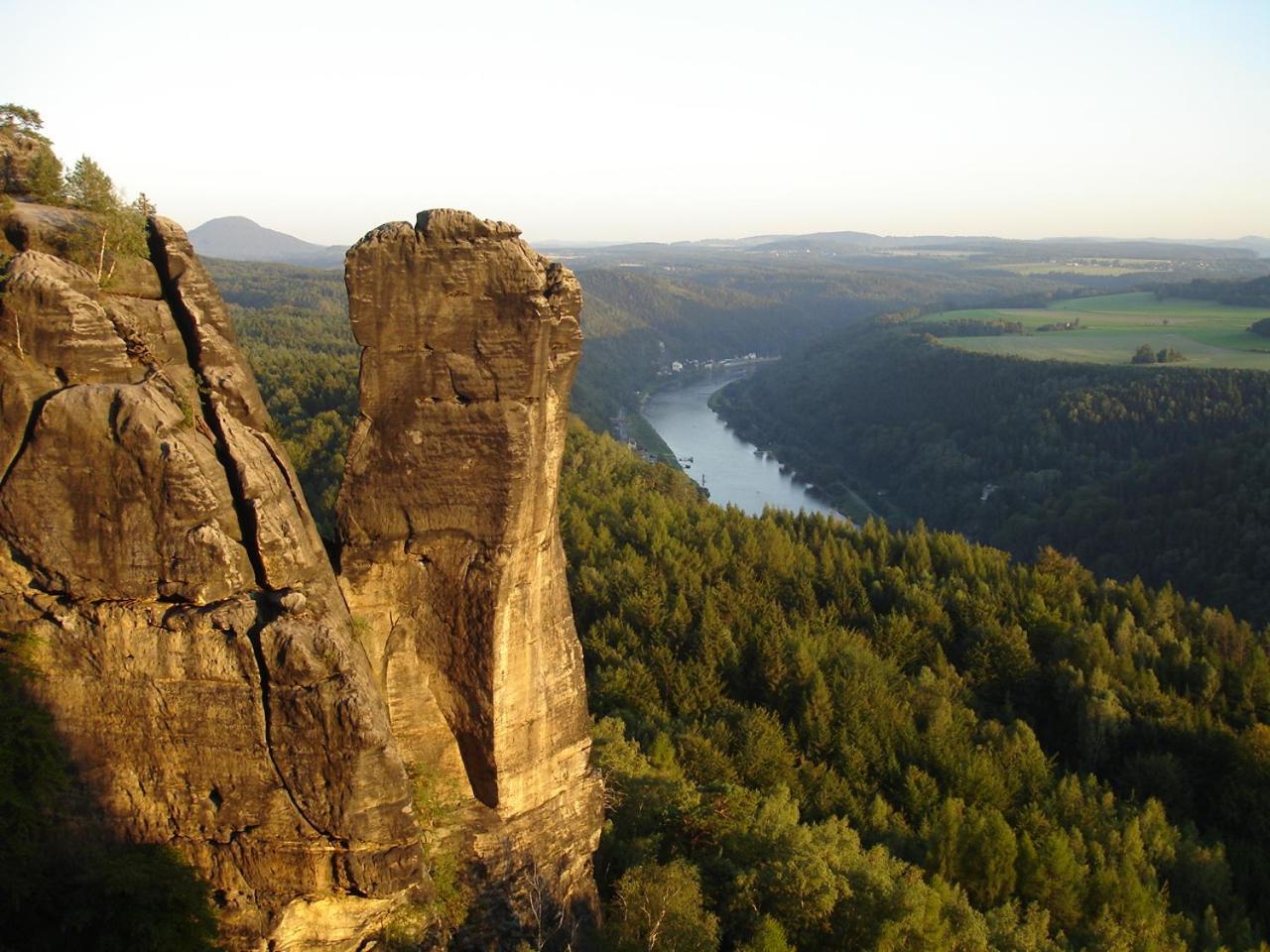 Pension Rauschenstein Бад-Шандау Экстерьер фото